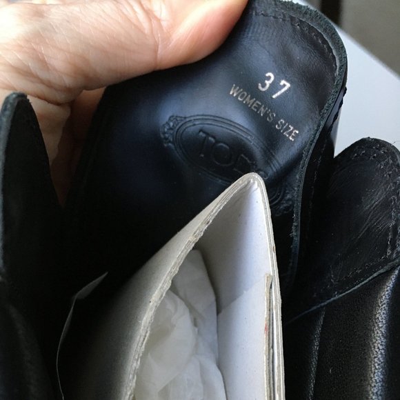 Tod's Ankle black boots size 37 - Picture 6 of 8